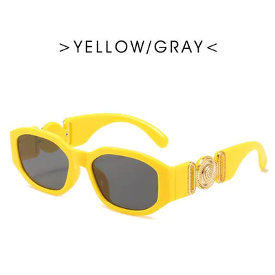 Lonsy Vintage Small Rectangle Sunglasses