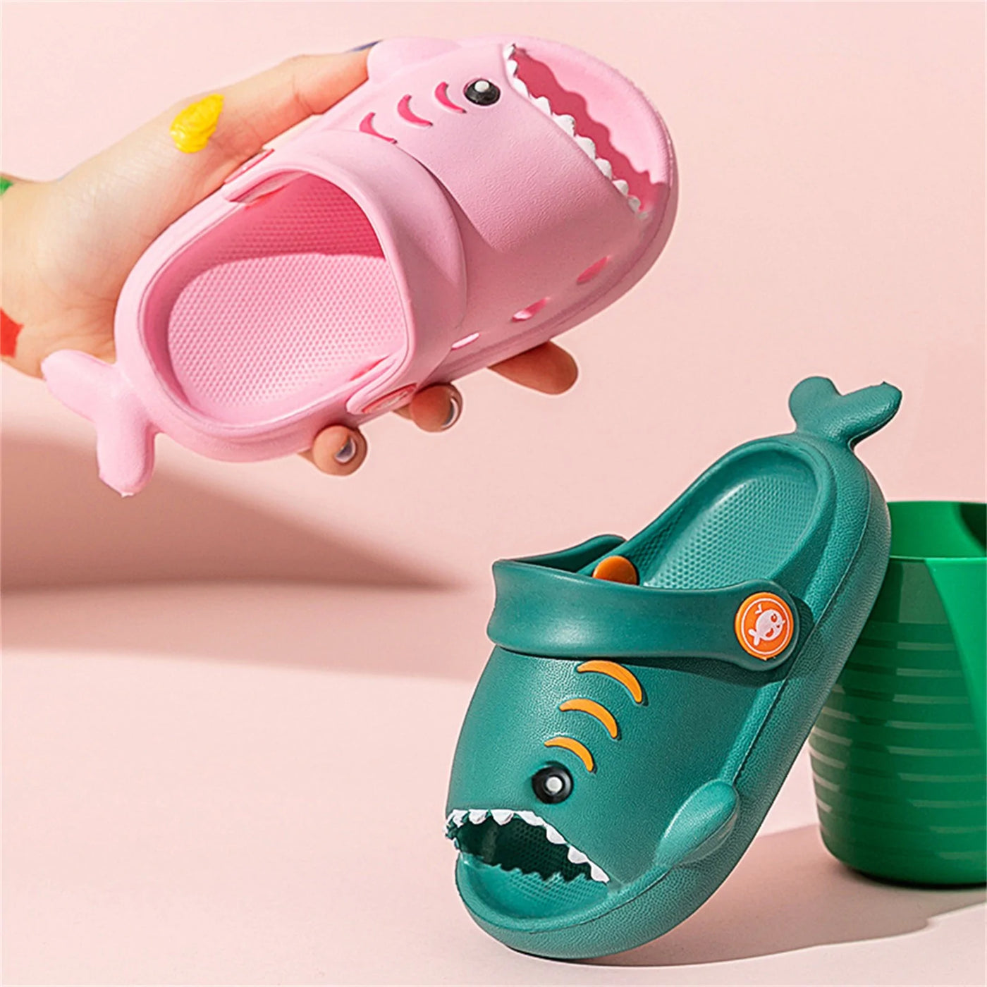 Summer Fun Shark Baby Sandals