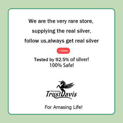 TrustDavis Women's Fashion 925 Sterling Silver Gold Plated Necklace