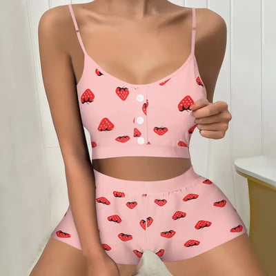 Women's Print Pajama Set