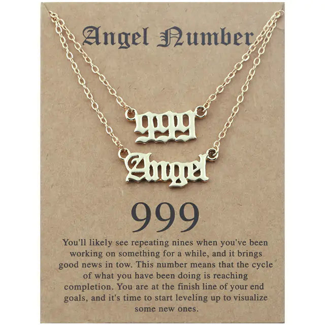 Angel numbers Necklace