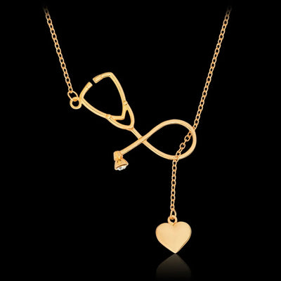 Women Fashion Stethoscope Necklace
