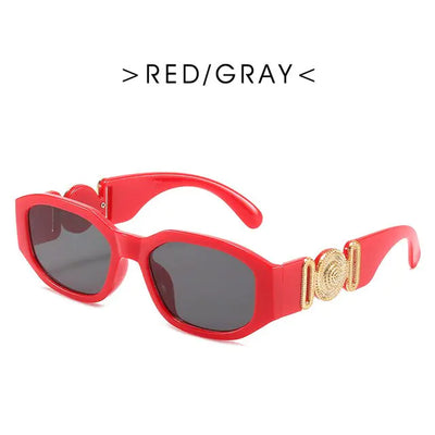 Lonsy Vintage Small Rectangle Sunglasses