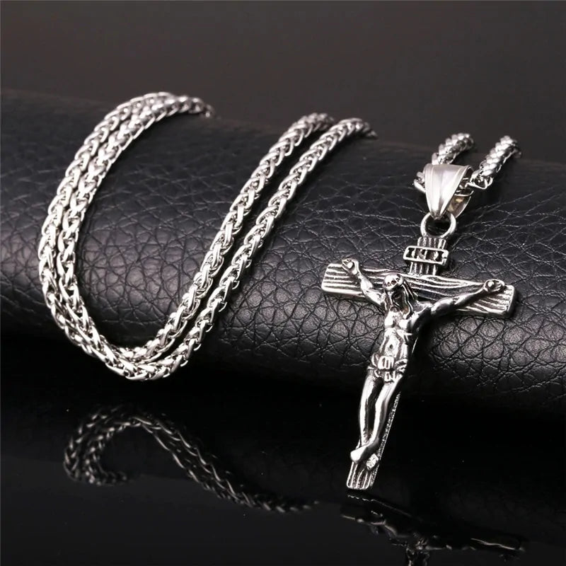 Gold Cross Chain Necklace