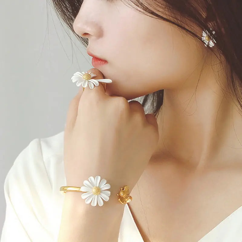 Korean Fashion Daisy Jewelry for Women