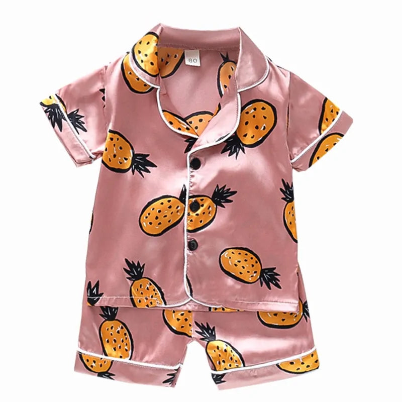 Children's Pajamas Set Baby Suit