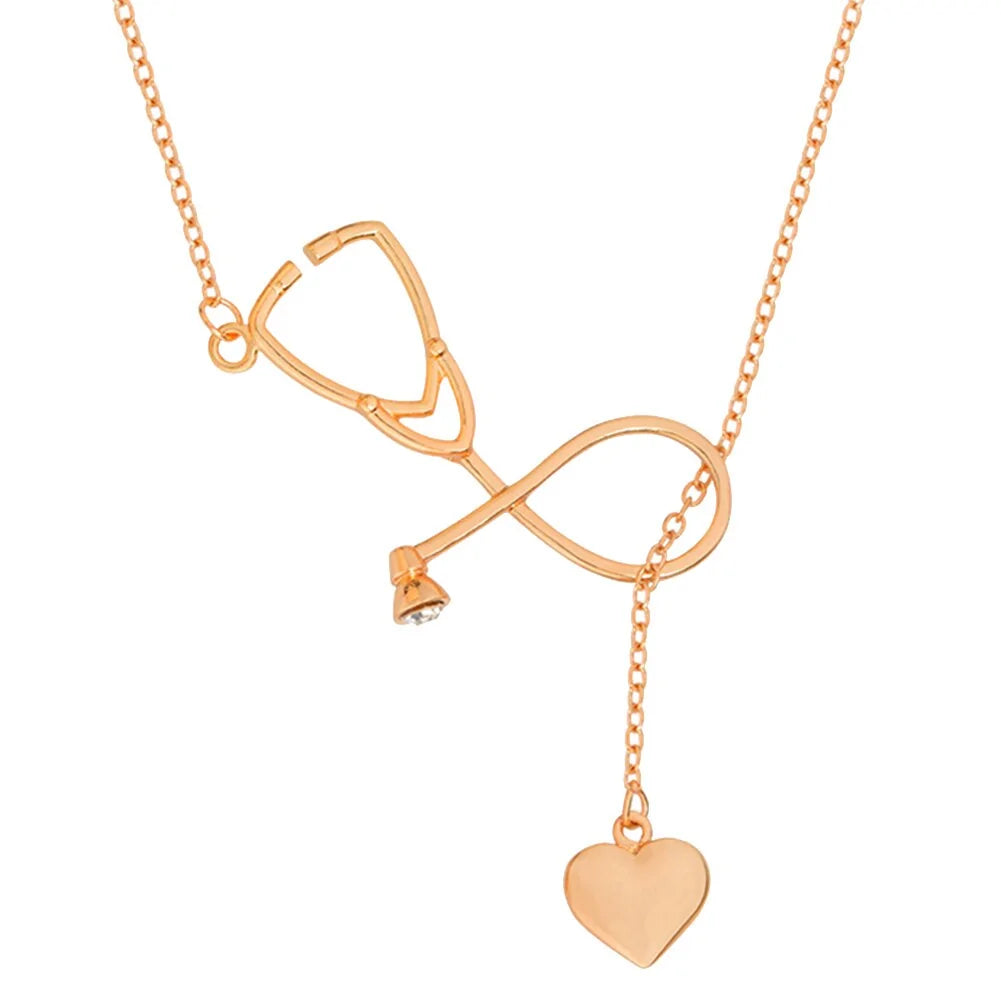 Women Fashion Stethoscope Necklace