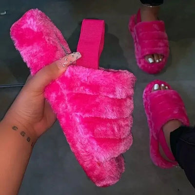 Women's Sponge Cake Cotton Slippers