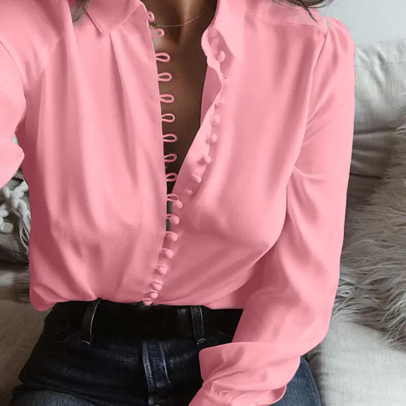 Long sleeve Chiffon Blouse for Women