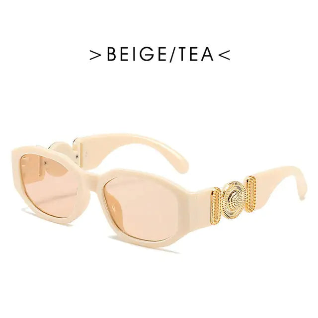 Lonsy Vintage Small Rectangle Sunglasses