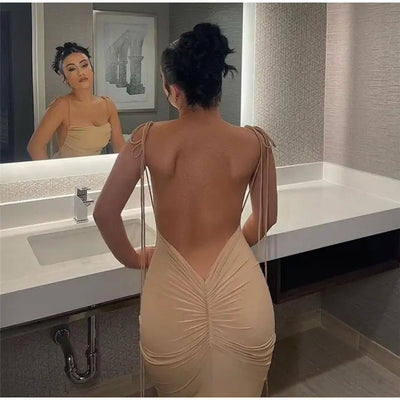 Women's Backless Party Dress