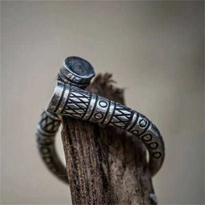 Women's Nordic Style Viking Amulet Symbol Pattern Ring