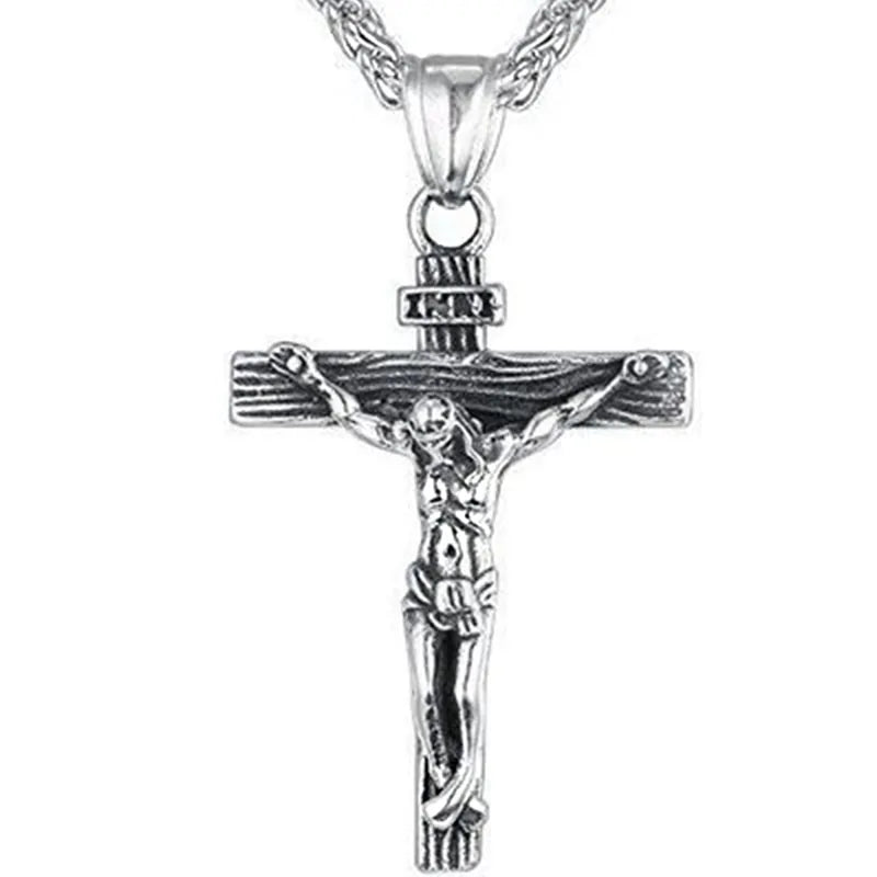Gold Cross Chain Necklace