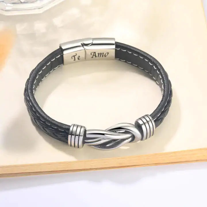 Fashion Accessories Men's Leather Bracelet