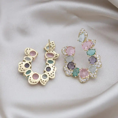 Women Shinny Crystal Earring Fashion