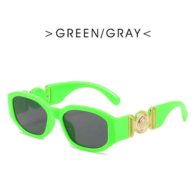 Lonsy Vintage Small Rectangle Sunglasses