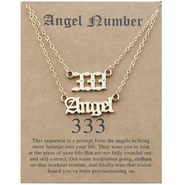Angel numbers Necklace