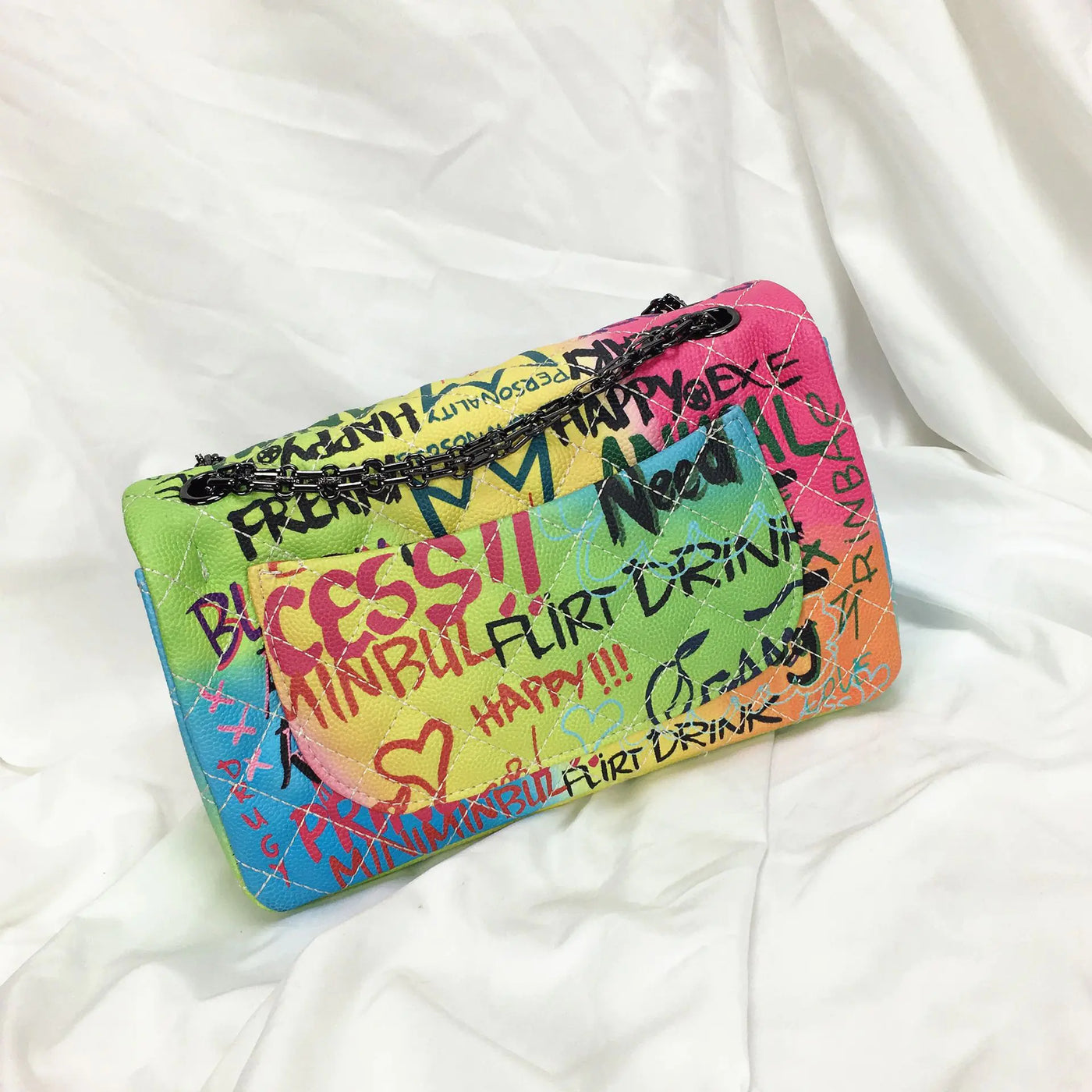 Graffiti Printing Shoulder Bag