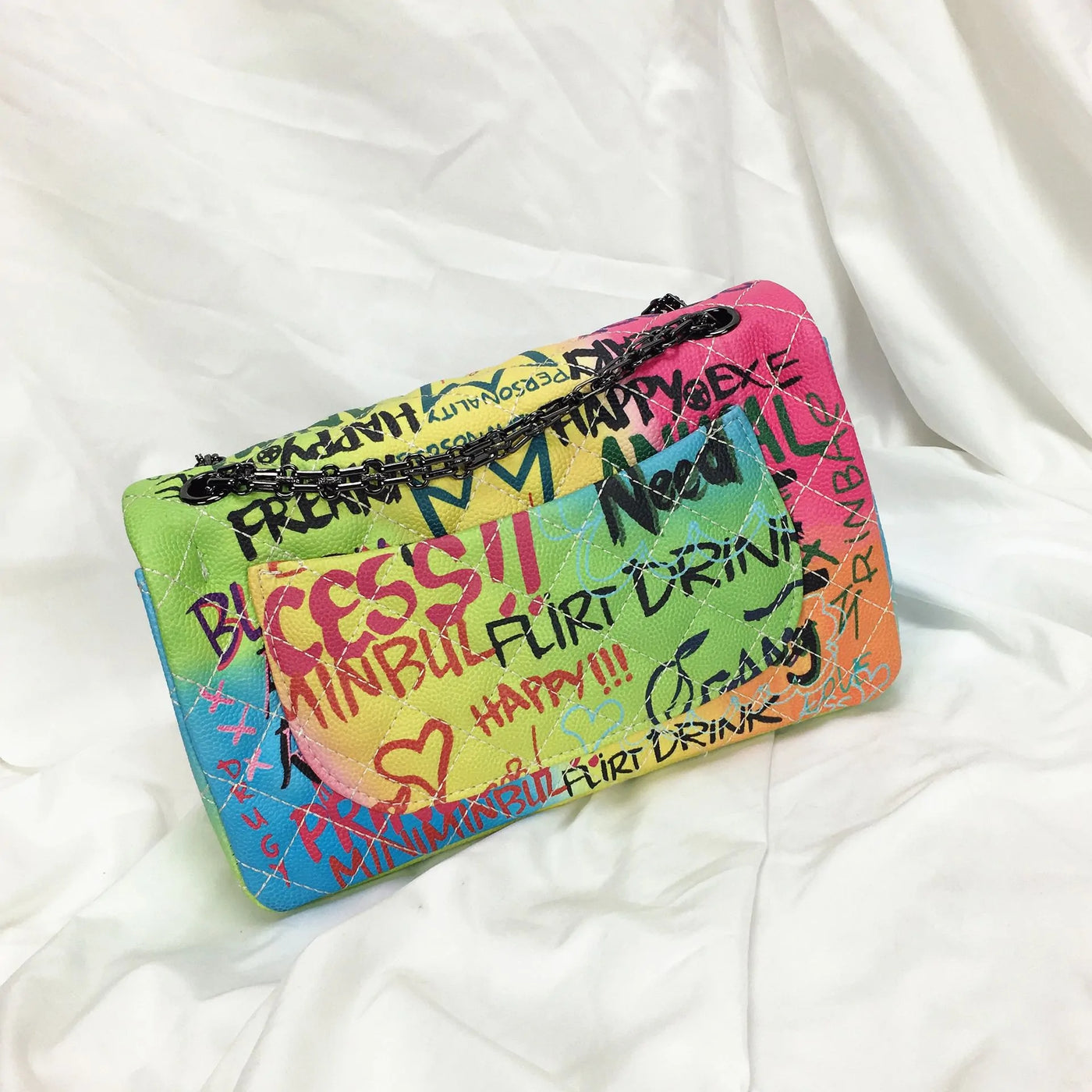 Graffiti Printing Shoulder Bag