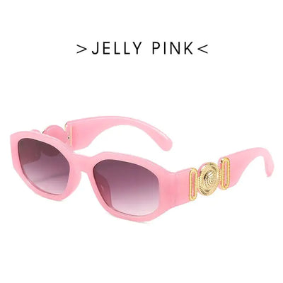 Lonsy Vintage Small Rectangle Sunglasses
