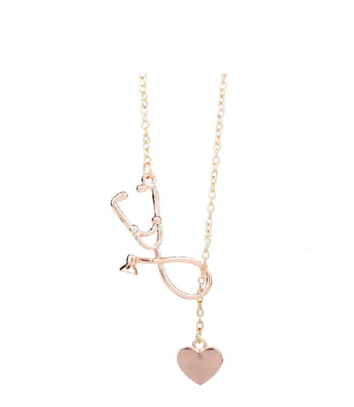 Women Fashion Stethoscope Necklace