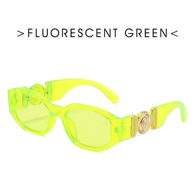 Lonsy Vintage Small Rectangle Sunglasses
