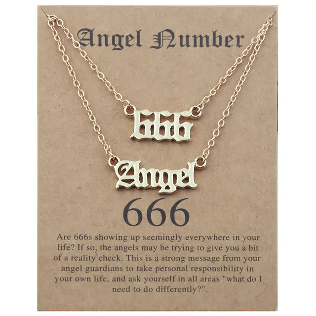 Angel numbers Necklace