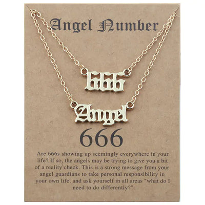 Angel numbers Necklace