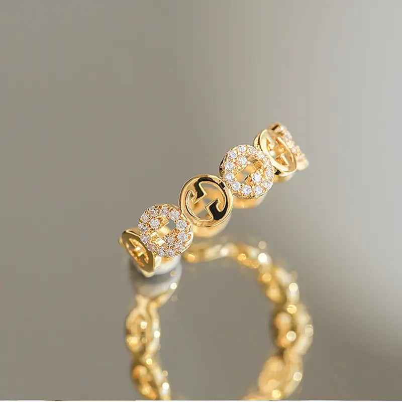 Women's Plated Trendy Adjustable Ring