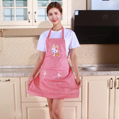 Cute Cat Print Cooking Kitchen Apron