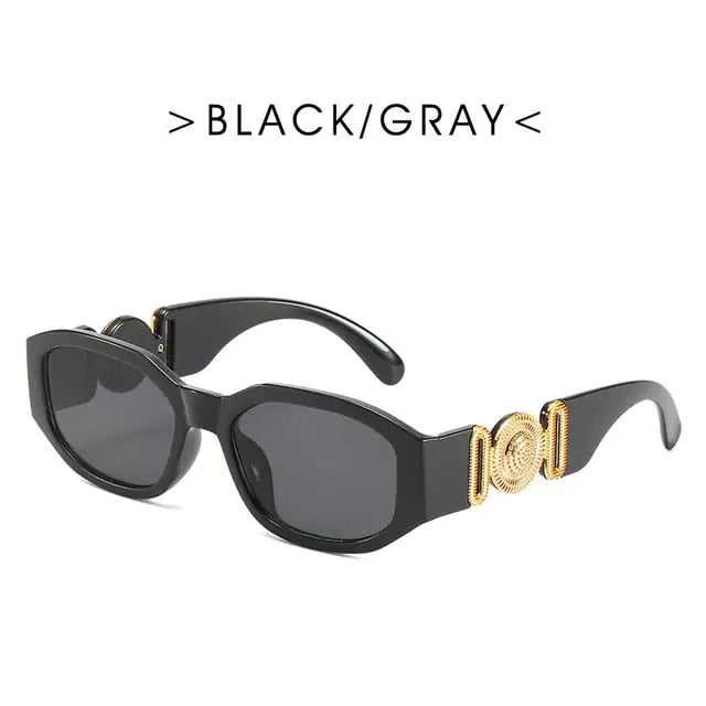 Lonsy Vintage Small Rectangle Sunglasses
