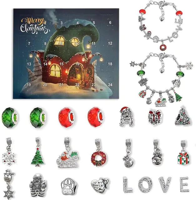 Christmas Countdown Calendar Bracelets