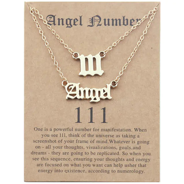 Angel numbers Necklace