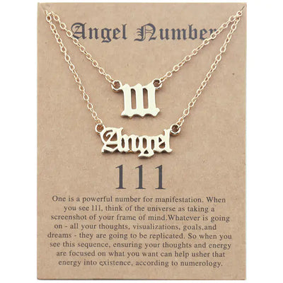 Angel numbers Necklace