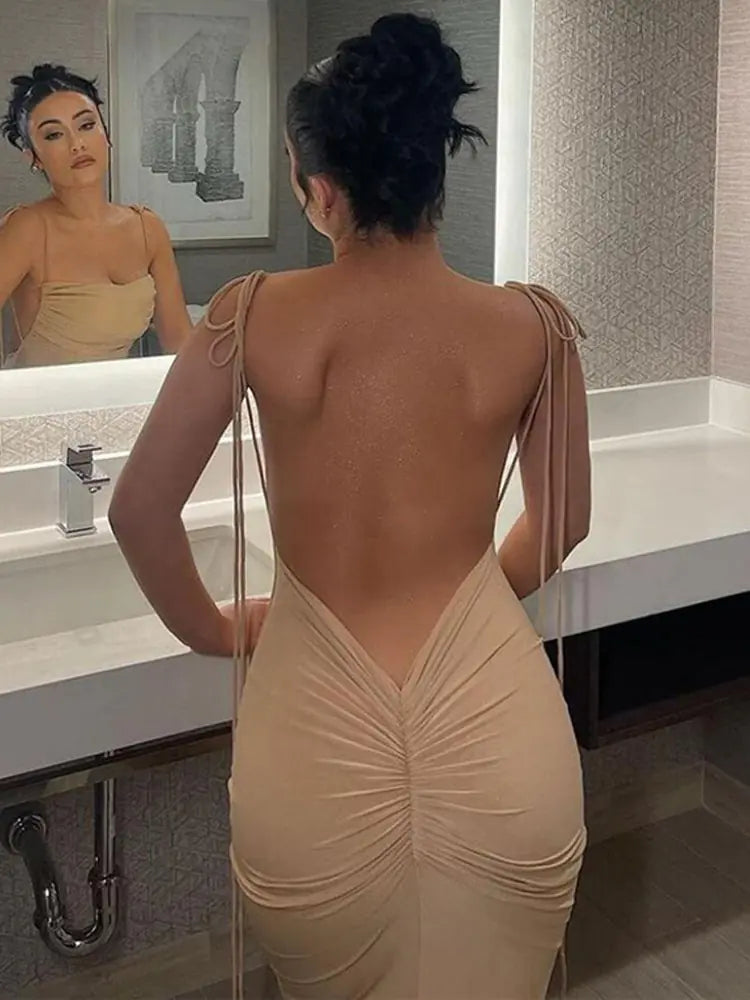 Women's Backless Party Dress