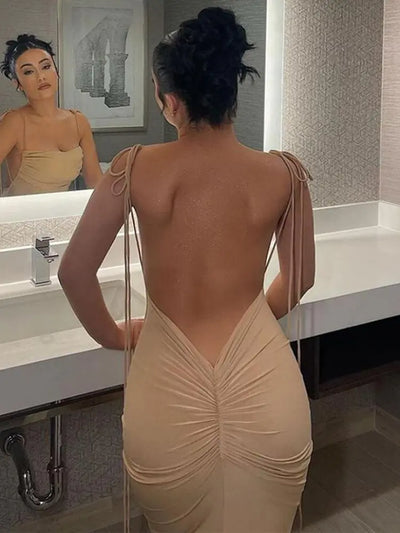 Women's Backless Party Dress