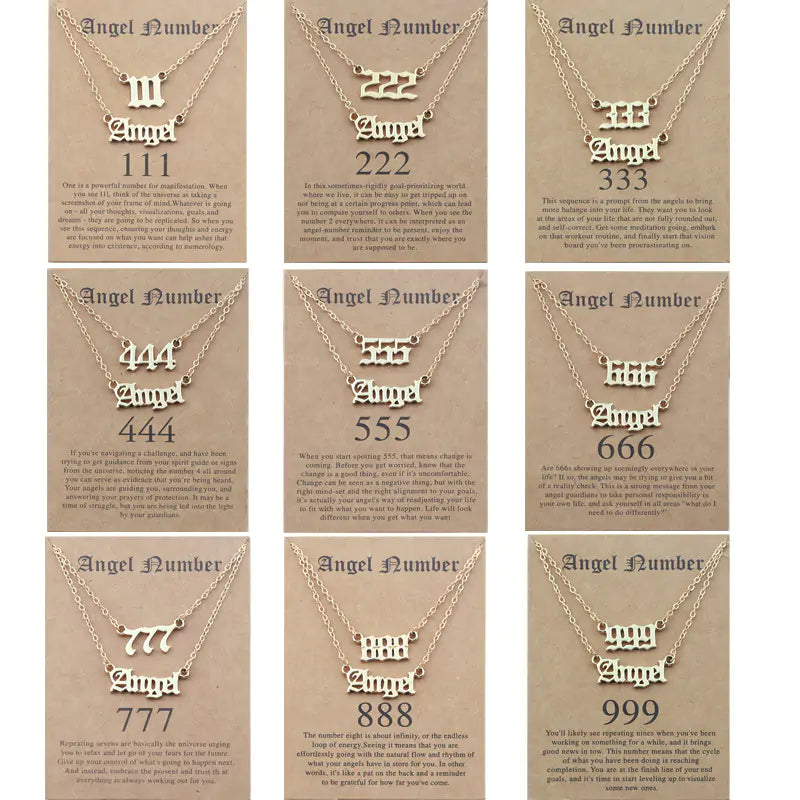 Angel numbers Necklace