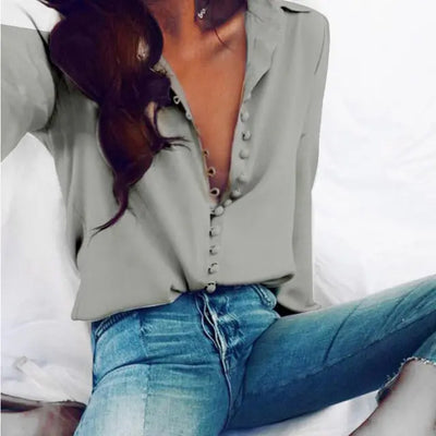 Long sleeve Chiffon Blouse for Women