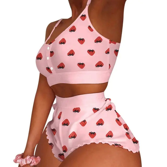 Women's Print Pajama Set