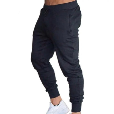 Men's Fitness Muscle Gray Jogger Pants