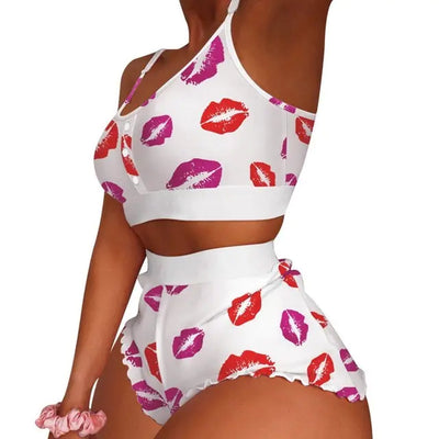 Women's Print Pajama Set
