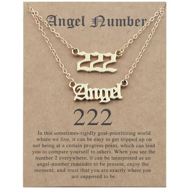 Angel numbers Necklace