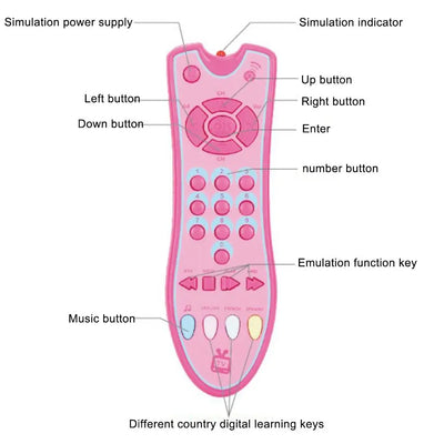 Baby Simulation TV Remote Control Toy