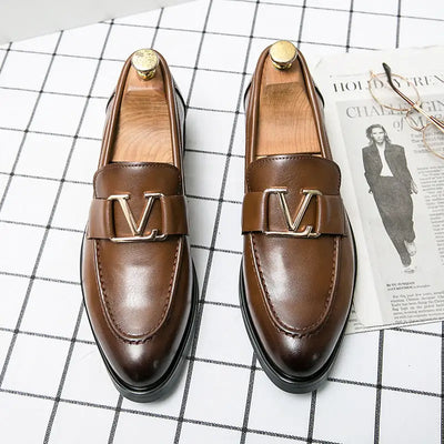 The Roveleto - Italian Fashion style Leather Loafers For Men