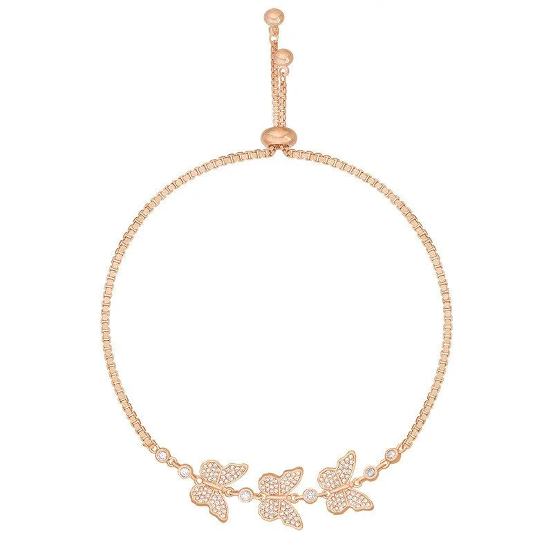 Fashion New Butterfly Crystal Zircon Bracelet